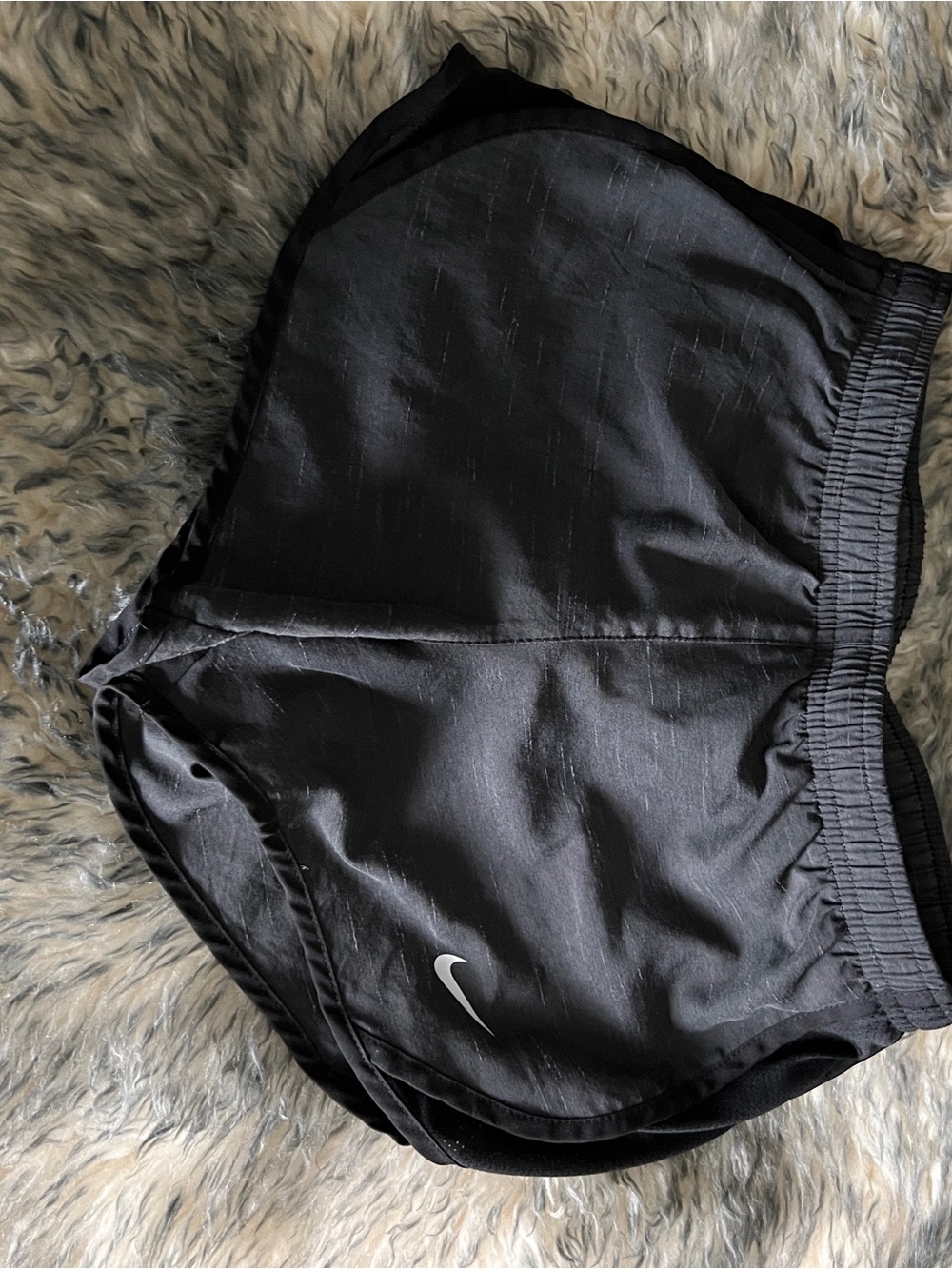 Nike Girls Black Athletic Shorts